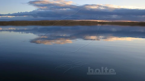 Sunset at the Gristower Wieck